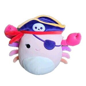 Squishmallows 8" Halloween Cailey the Crab Pirate